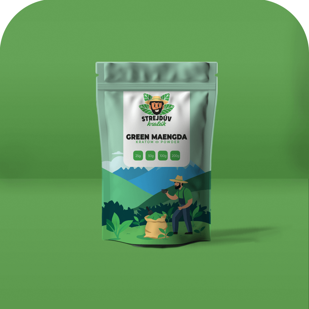 Green Maeng Da Kratom Premium Naturprodukt feines Pulver aus Südostasien