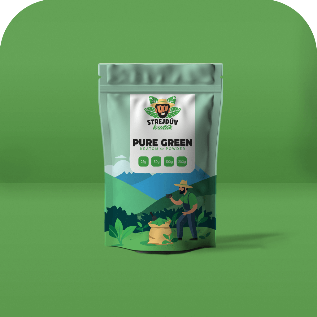 Pure Green Kratom Pulver naturbelassener grüner Kratom aus Borneo
