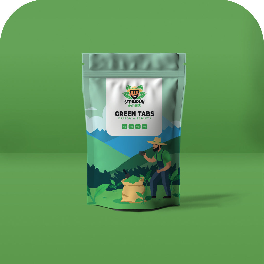 Uncles Kratom Green Tabs hochwertige Green Kratom Tabletten Verpackung