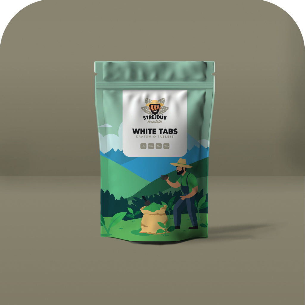 Uncles Kratom White Tabs hochwertige weiße Kratom Tabletten Verpackung